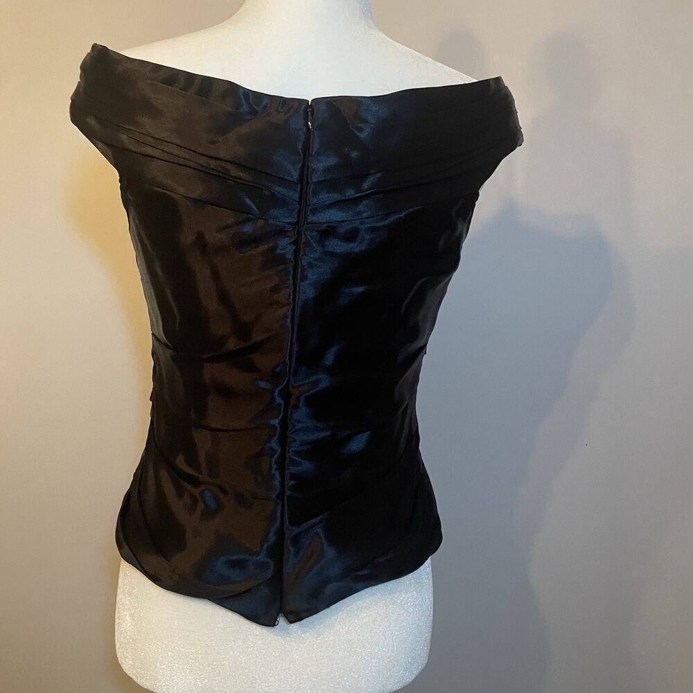 Ralph Lauren Collection Purple Label Off Shoulder Top Corset Blouse Silk Runway - Picture 14 of 16